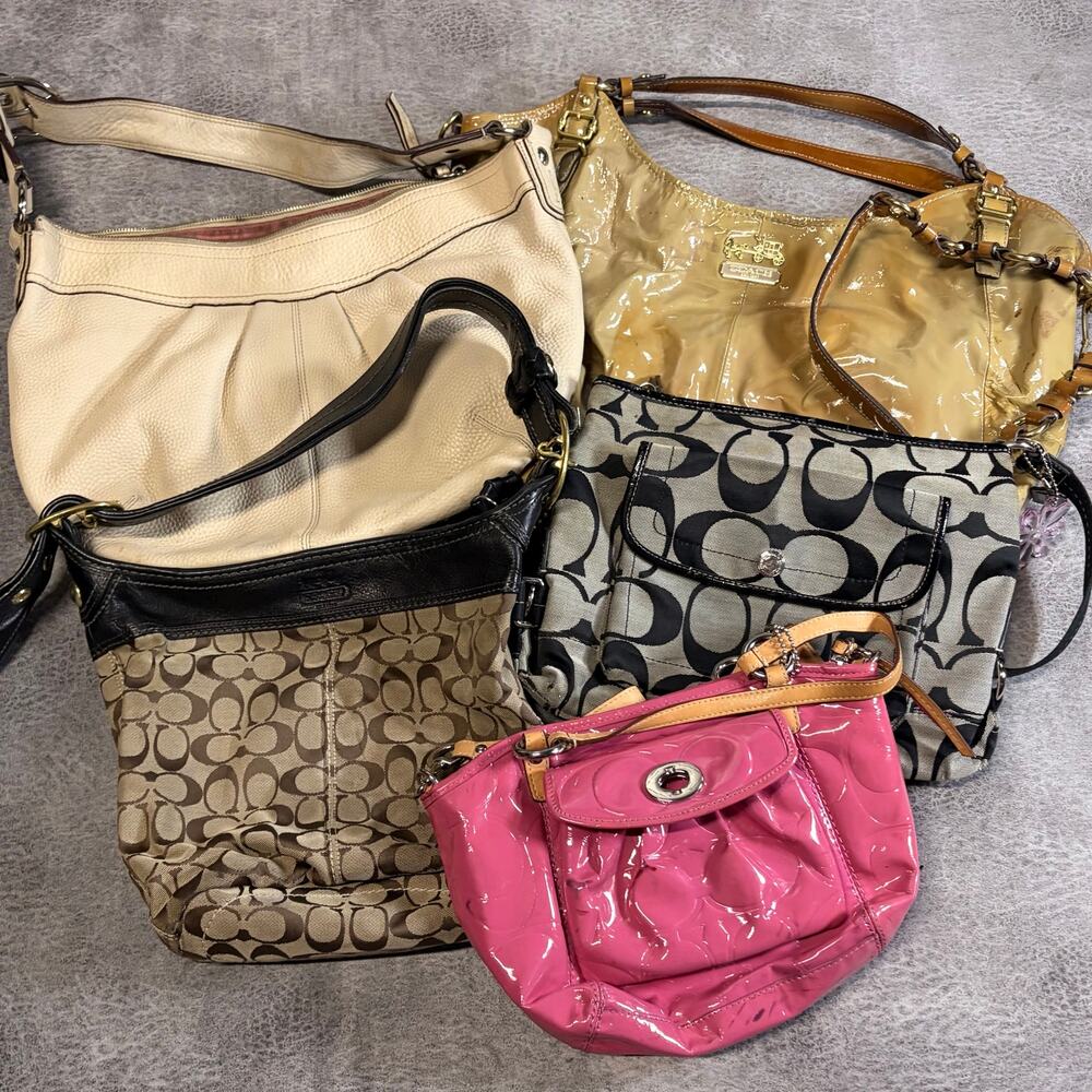 Bundle of 5 Coach Handbags